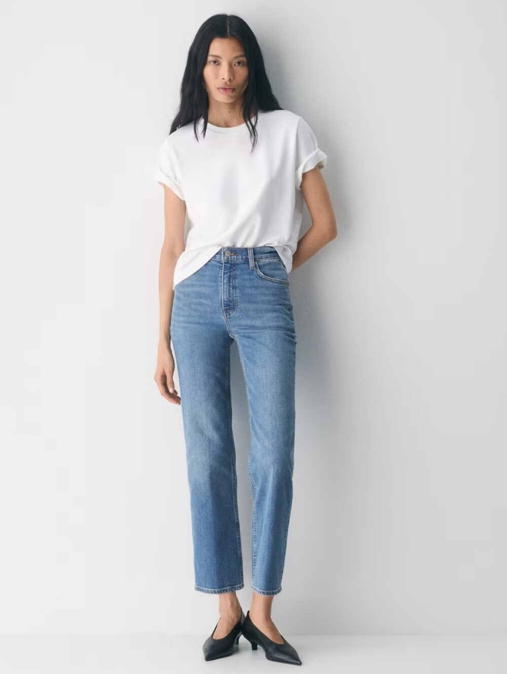 Denim Forum The Arlo High Rise Straight‎ Jeans